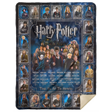 Harry Potter Blanket, Thank You For The Memories Fleece, Sherpa Blankets MSHL Premium Sherpa Blanket 60x80