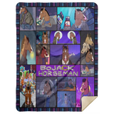 BoJack Horseman Blanket, BoJack Horseman TV Series Fleece, Sherpa Blanket MSHL Premium Sherpa Blanket 60x80