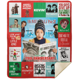 Home Alone Blanket, Home Alone 2 Fleece, Sherpa Blanket Soft and Cozy Luxury - MSHM Premium Sherpa Blanket 50x60