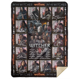 The Witcher Blanket, The Witcher TV Series Fleece Sherpa Blanket Geralt of Rivia MSHL Premium Sherpa Blanket 60x80