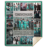 Wentworth TV Series Blankets, Wentworth Fleece, Sherpa Blanket Soft and Cozy MSHM Premium Sherpa Blanket 50x60