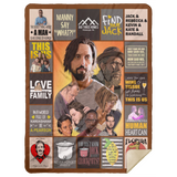 This Is Us Blanket, This Is Us TV Series Fleece, Sherpa Blanket MSHL Premium Sherpa Blanket 60x80