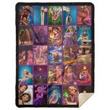 Tangled Blanket, Tangled For Girl Fleece, Sherpa Blanket MSHL Premium Sherpa Blanket 60x80