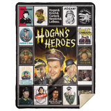 Hogan's Heroes Blankets, German World War II Fleece Sherpa, Bob Crane 2 MSHL Premium Sherpa Blanket 60x80