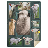 Sheep 3D Blanket, Lovely Sheep Animal Fleece, Sherpa Blanket MSHL Premium Mink Sherpa Blanket 60x80
