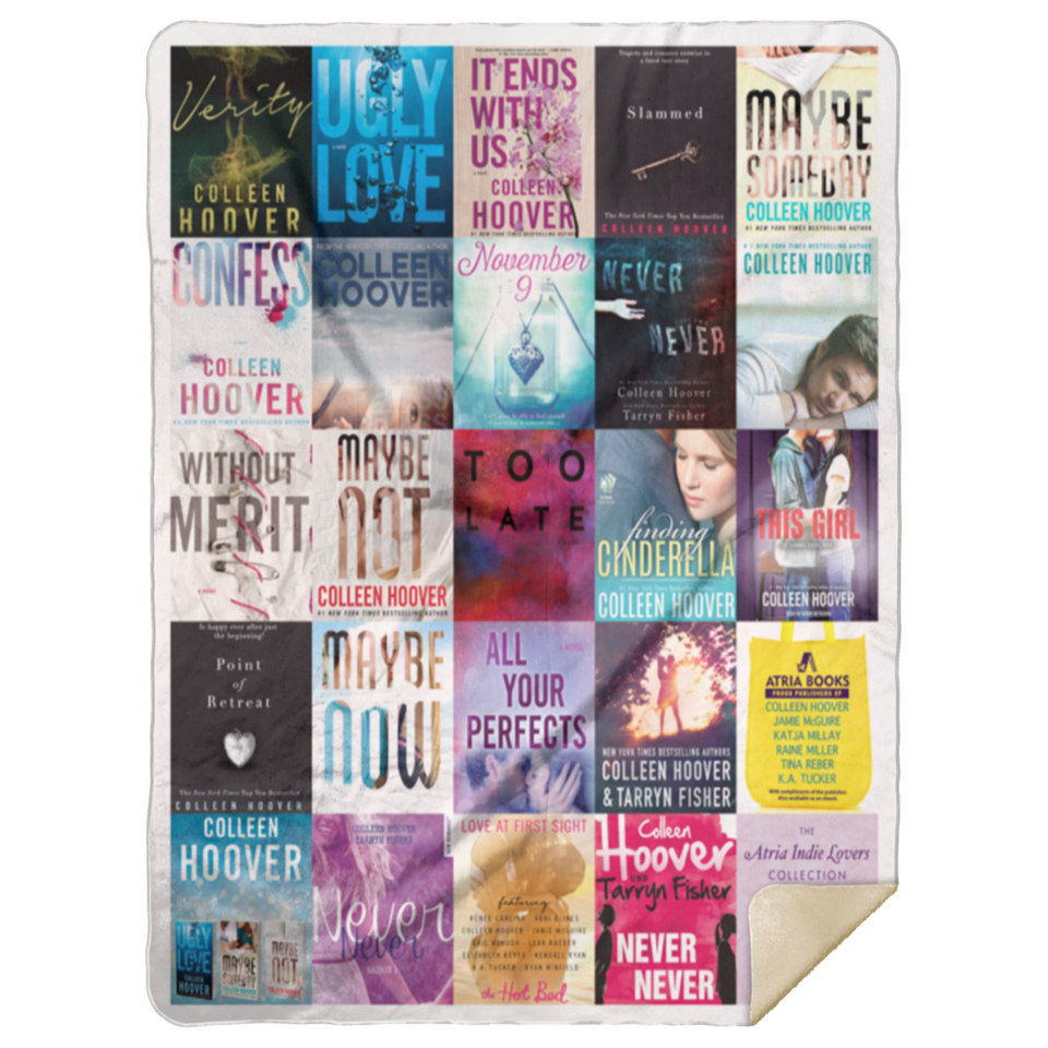 Colleen Hoover Blanket, Colleen Hoover Books Fleece, Sherpa Blanket MSHL Premium Sherpa Blanket 60x80