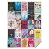 Colleen Hoover Blanket, Colleen Hoover Books Fleece, Sherpa Blanket MSHL Premium Sherpa Blanket 60x80