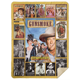 Gunsmoke Blanket, Gunsmoke TV Series Fleece, Sherpa Blanket - MSHL Premium Mink Sherpa Blanket 60x80