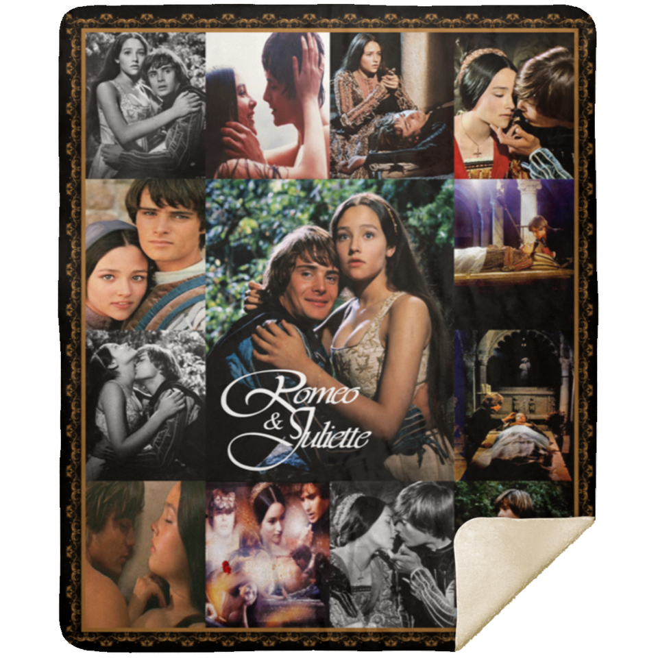 Romeo & Juliet Blanket, Romeo & Juliet Movies Fleece, Sherpa Blanket MSHM Premium Sherpa Blanket 50x60