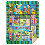 Ed, Edd n Eddy Blanket, Ed Edd n Eddy Cartoon TV Series MSHL Premium Mink Sherpa Blanket 60x80