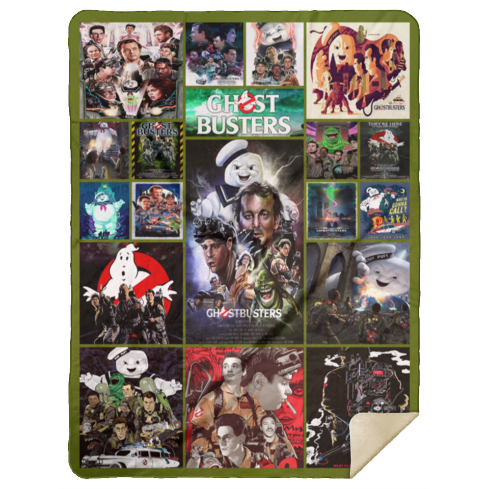 Ghostbusters Blanket, Ghostbusters Fleece, Sherpa Blanket Soft and Cozy Luxury MSHL Premium Sherpa Blanket 60x80