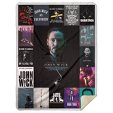 John Wick Blanket, John Wick movie Fleece, Sherpa Blanket - MSHL Premium Mink Sherpa Blanket 60x80