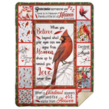 Cardinals Appear Blanket, Cardinals Fleece, Sherpa Blanket MSHL Premium Sherpa Blanket 60x80