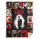Scarface Blanket, Gangster Movies Fleece, Sherpa Blanket - MSHL Premium Mink Sherpa Blanket 60x80