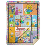 Adventure Time Blanket, Adventure Time TV Series Fleece, Sherpa Blanket MSHL Premium Sherpa Blanket 60x80