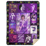 Prince Purple Rain - MSHL Premium Mink Sherpa Blanket 60x80