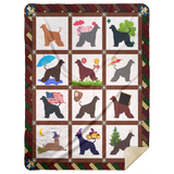 Afghan Hound Blanket, Dog Lovers Fleece, Sherpa Blanket Gift Ideas MSHL Premium Sherpa Blanket 60x80