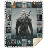The Witcher Blanket, The Witcher TV Series Fleece, Sherpa Blanket Soft and Cozy MSHM Premium Sherpa Blanket 50x60