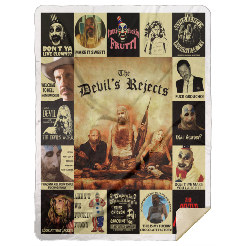 The Devil’s Rejects Blanket, Firefly Firefly film series Fleece, Sherpa Blanket - MSHL Premium Mink Sherpa Blanket 60x80