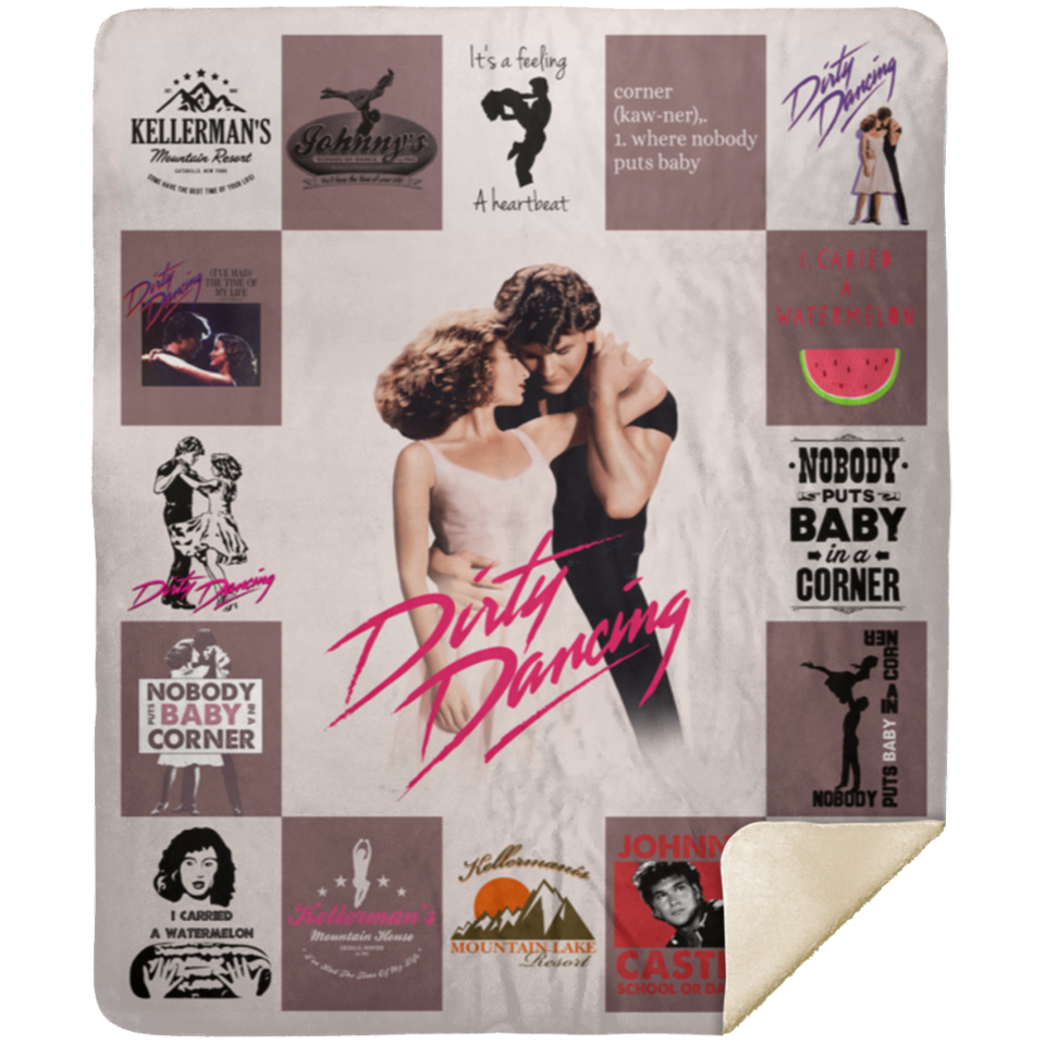 Dirty Dancing Blanket, Dirty Dancing Movies Fleece, Sherpa Blanket Gifts MSHM Premium Sherpa Blanket 50x60
