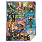 Kim Possible Blanket, Kim Possible Cartoon Fleece, Sherpa Blanket MSHL Premium Sherpa Blanket 60x80