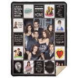 One Tree Hill Blankets, James Lafferty Fleece Sherpa, Sophia Bush Blanket MSHL Premium Sherpa Blanket 60x80