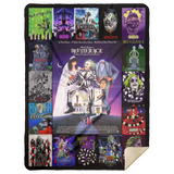 Beetlejuice Blanket, Beetlejuice Movie Quilt, Fleece, Sherpa Blanket MSHL Premium Sherpa Blanket 60x80