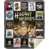 Hogan's Heroes Blankets, German World War II Fleece Sherpa, Bob Crane 2 MSHM Premium Sherpa Blanket 50x60