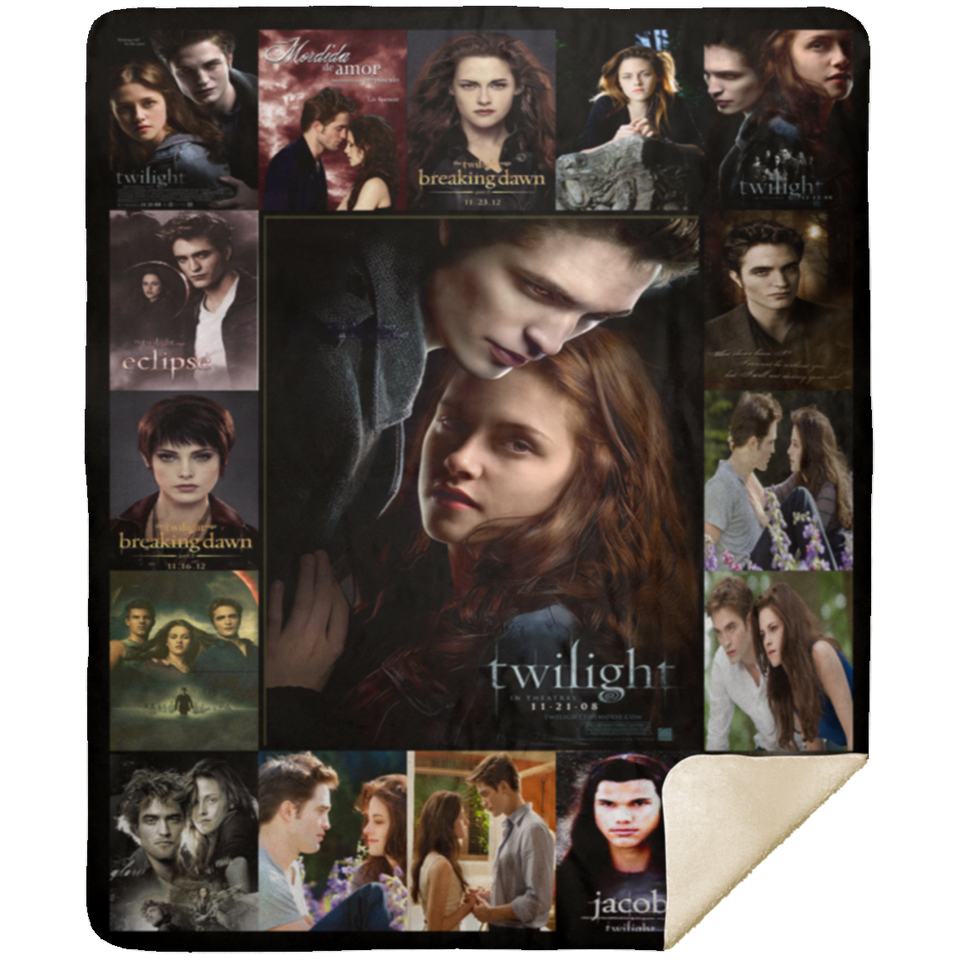 The Twilight Saga Blanket, The Twilight Saga Fleece, Sherpa Blanket MSHM Premium Sherpa Blanket 50x60