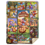 Adventures of the Gummi Bears Blanket, Cartoon TV Series Fleece, Sherpa Blanket MSHL Premium Sherpa Blanket 60x80