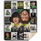 Drop Dead Fred Blanket, Drop Dead Fred Movie Fleece, Sherpa Blanket MSHM Premium Mink Sherpa Blanket 50x60