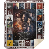 Game of Thrones Blanket, Game of Thrones Movies Fleece, Sherpa Blankets Gifts MSHM Premium Sherpa Blanket 50x60