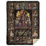 Outlander TV Series Blanket, Outlander Fleece, Sherpa Blanket Jamie Fraser MSHL Premium Sherpa Blanket 60x80
