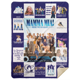 Mamma Mia Blanket, Mamma Mia Movie Musical Fleece, Sherpa Blanket MSHL Premium Mink Sherpa Blanket 60x80