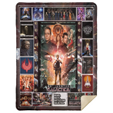Battlestar Galactica Fleece, Sherpa Blanket, Battlestar Galactica TV Series - MSHL Premium Mink Sherpa Blanket 60x80