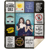 Gilmore Girls Blanket, Gilmore Girls TV Series Fleece, Blanket Ver5 MSHM Premium Mink Sherpa Blanket 50x60