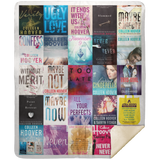Colleen Hoover Blanket, Colleen Hoover Books Fleece, Sherpa Blanket MSHM Premium Sherpa Blanket 50x60