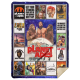 Planet Of The Apes Blankets, Planet Of The Apes Fleece Sherpa Blanket MSHL Premium Sherpa Blanket 60x80