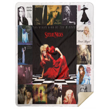 Stevie Nicks Printed Blanket, Stevie Nicks Fleece Sherpa Blanket Gift For Fans MSHL Premium Sherpa Blanket 60x80