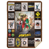 Impractical Jokers Blanket, Impractical Jokers TV Series Fleece, Sherpa Blanket MSHL Premium Sherpa Blanket 60x80