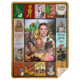 The Wizard Of Oz Blanket, The Wizard Of Oz Quotes Fleece, Sherpa Blanket MSHL Premium Sherpa Blanket 60x80