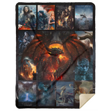 Game of Thrones Blanket, Game of Thrones Movies Fleece, Sherpa Blankets MSHL Premium Sherpa Blanket 60x80