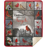 Cardinal Blanket, Cardinal Appears Fleece, Sherpa Blanket, Gift Ideas MSHM Premium Sherpa Blanket 50x60