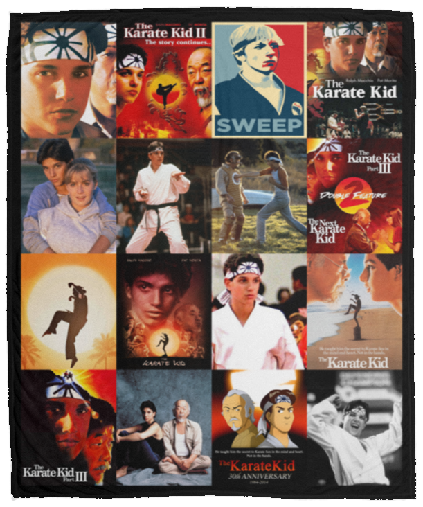 Karate Kid Blanket, Karate Kid Movie Fleece, Sherpa Blanket Soft and Cozy Luxury VPM Cozy Plush Fleece Blanket - 50x60