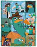 Perry the Platypus Blanket, Perry the Platypus Movies Fleece, Sherpa Blanket VPL Cozy Plush Fleece Blanket - 60x80
