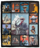 Clayton Moore Blanket, The Lone Ranger Fleece Blanket 50x60 inches VPM Cozy Plush Fleece Blanket - 50x60