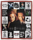 The X-Files Blanket, The X Files TV Series Fleece, Sherpa Blanket Soft and Cozy VPM Cozy Plush Fleece Blanket - 50x60