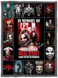 Bray Wyatt Blanket, In Memory Of Bray Wyatt Fleece, Sherpa Blanket VPS Cozy Plush Fleece Blanket - 30x40