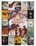To Kill a Mockingbird Blanket, Harper Lee For Fan Fleece, Sherpa Blanket VPL Cozy Plush Fleece Blanket - 60x80