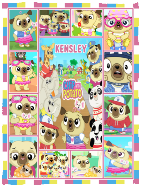 Kensley - VPS Cozy Plush Fleece Blanket - 30x40